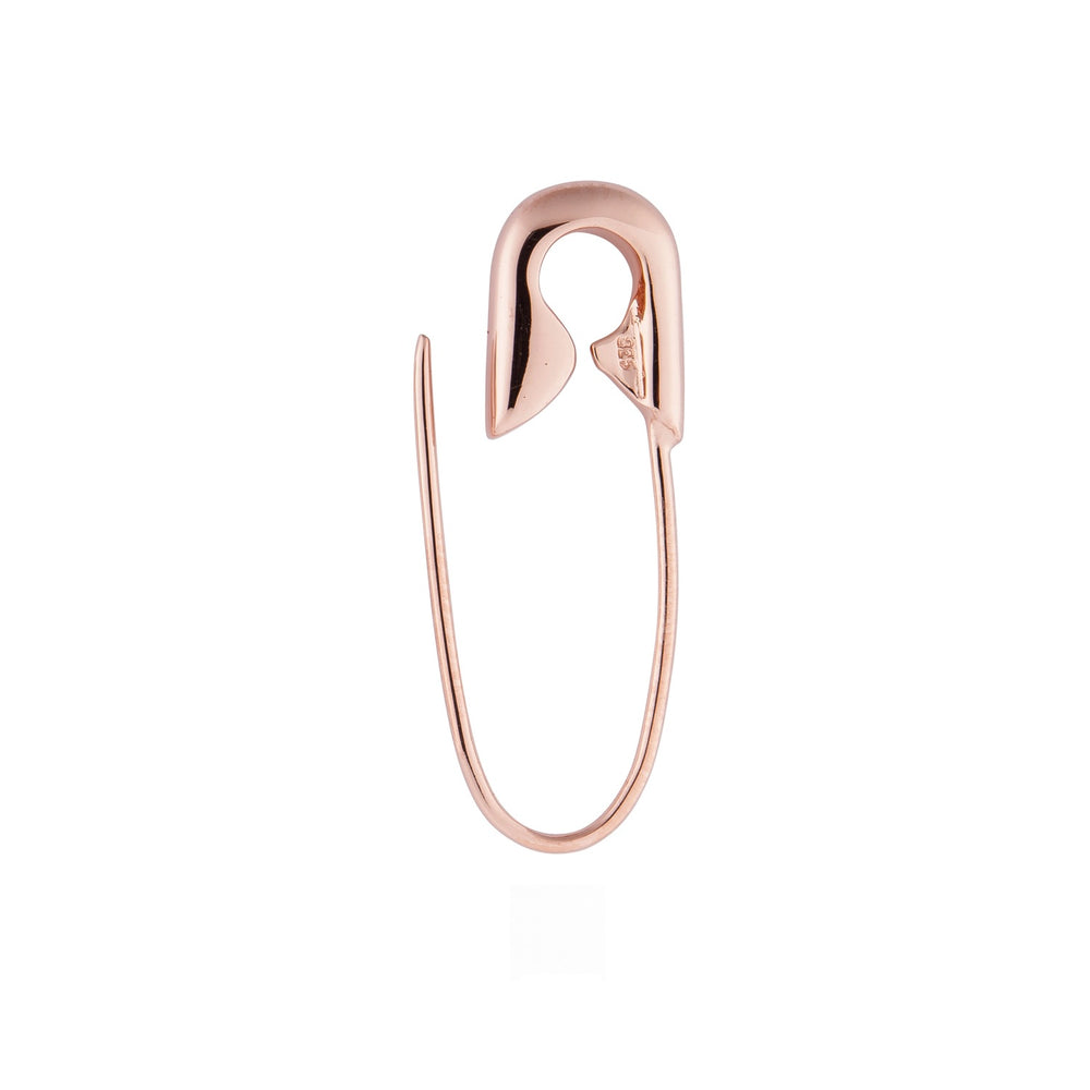 Rose Gold Plated Silver Pin Earring