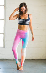 Flexi Lexi Fitness High Waist Yoga Pants Colorwash