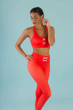 Flexi Lexi Fitness Red Sleeveless Yoga Crop Top Hello Girlfriend