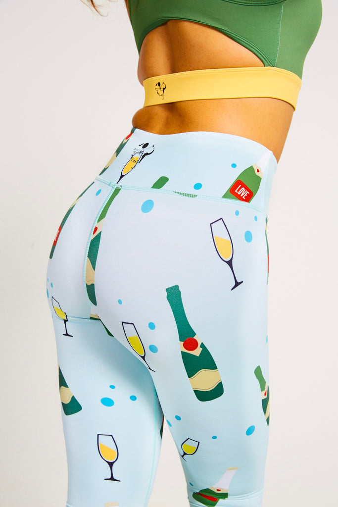 Flexi Lexi Fitness Cheers Recycled Polyester High Waist Yoga Pants Leg –  azneo