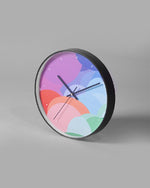 Saturation Rainbow Art Wall Clock