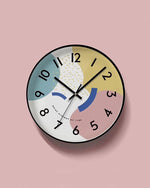 Kupoca Pastel Art Wall Clock