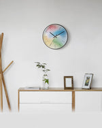 The Gradient White Art Wall Clock