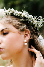 Double Marshmallow Pearl Earrings