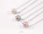 Single Marshmallow Pearl Necklace