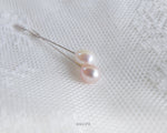 Single Pink Gold Pearl Pin