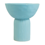 Epoch Blue Small Handmade Stoneware High Bowl