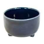 Deep Blue Stoneware Bowl