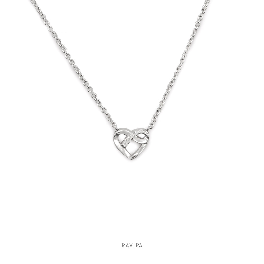 The Infinity Heart Elegant Necklace