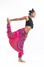Women's Pink Tribal Chakra Jumpsuit Yoga Pants