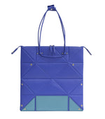 Large Blue Origami Bag with Blue Bottom