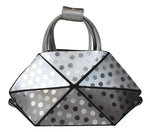 Small Bronze Polka Dot Origami Bag