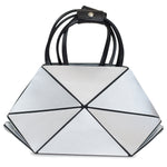 Small Silver Origami Transforming Bag