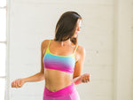 Flexi Lexi Fitness Quick-dry Sports Bralette Rainbow