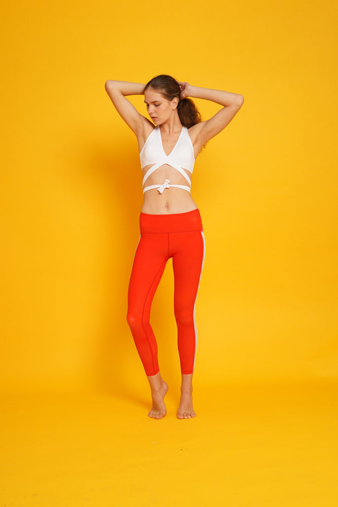 Flexi Lexi Fitness High Waist Yoga Pants Fire