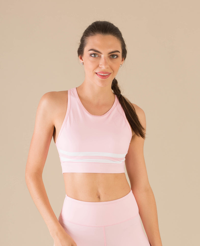 Flexi Lexi Fitness Athena Sleeveless Yoga Crop Top with Removable Pads