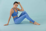 Flexi Lexi Fitness Blue Stretchy Yoga Pants Leggings Hello Girlfriend