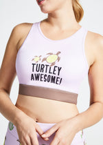 Flexi Lexi Fitness Turtley Awesome Breathable Sleeveless Yoga Crop Top