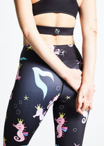 Flexi Lexi Fitness Sassy Seahorse High Waist Stretchy Yoga Pants Leggings