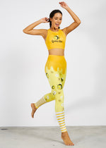 Flexi Lexi Fitness Queen Bee Recycled Polyester High Waist Yoga Pants Leggings