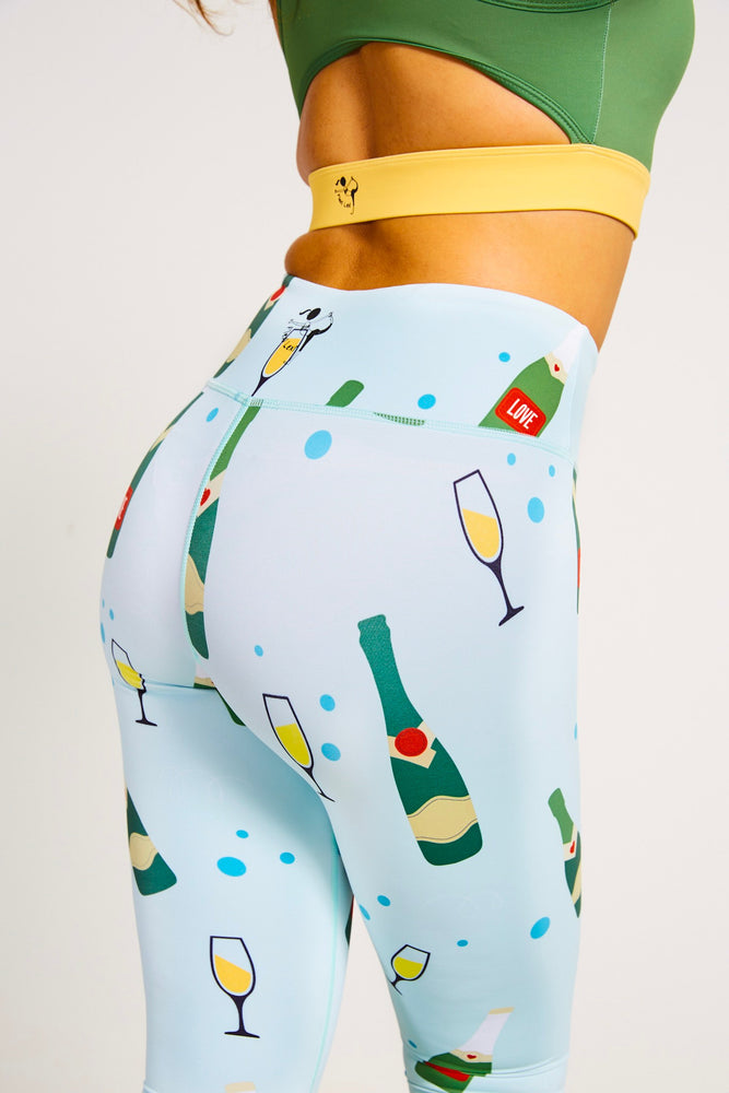 Flexi Lexi Fitness Cheers Recycled Polyester High Waist Yoga Pants Leg –  azneo